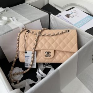 Chanel Classic 11.12 Handbag Caviar Silver Hardware