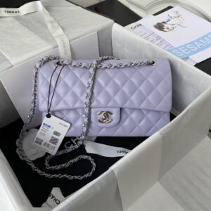 Chanel Classic 11.12 Handbag Silver Hardware
