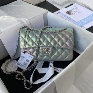 Chanel Small Classic Handbag Gradient Metal
