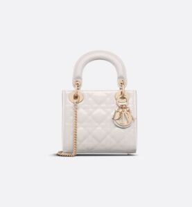 Dior Mini Dioriviera Lady Dior Bag - Patent Leather