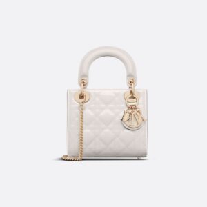 Dior Mini Dioriviera Lady Dior Bag - Patent Leather