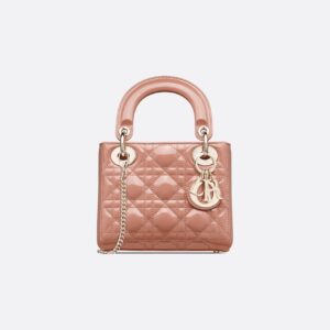 Dior Mini Dioriviera Lady Dior Bag - Patent Leather