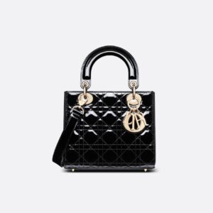 Dior Small Lady Dior Bag HandBags- patent leather