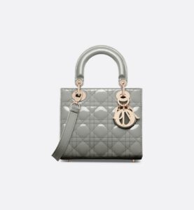 Dior Small Lady Dior Bag HandBags- patent leather