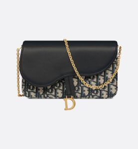 Dior Saddle Pouch with Chain