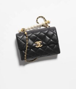 CHANEL MINI FLAP BAG WITH TOP HANDLE