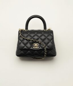 CHANEL MINI FLAP BAG WITH TOP HANDLE