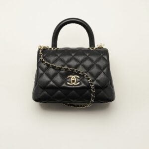 CHANEL MINI FLAP BAG WITH TOP HANDLE