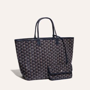 Goyard Saint Louis PM Tote Bag Navy Blue