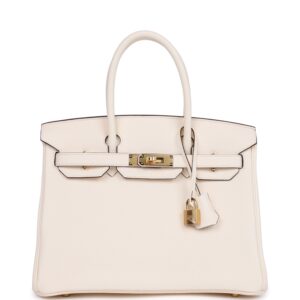 Hermès Birkin 30 Nata Clemence Gold Hardware