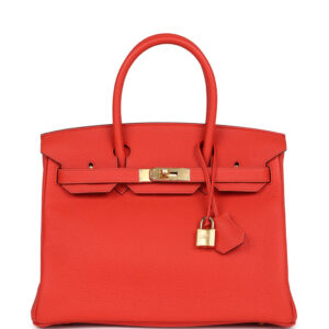 Hermès Birkin 30 Capucine Togo Gold Hardware