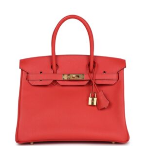 Hermès Birkin 30 Rose Jaipur Epsom Gold Hardware