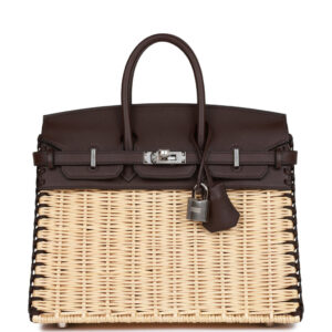 Hermès Picnic Birkin 25 Rouge Sellier Swift Palladium Hardware