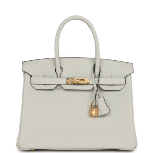 Hermès Birkin 30 Gris Neve Togo Gold Hardware