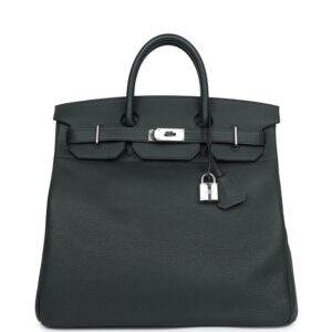 Hermès HAC Birkin 40 Vert Fonce Togo Palladium Hardware