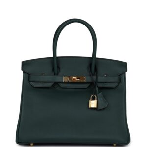 Hermès Birkin 30 Vert Tropical Jonathan Gold Hardware