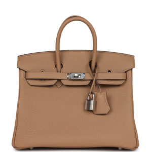 Hermès Birkin 25 Chai Togo Palladium Hardware