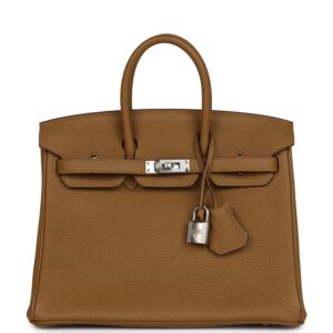 Hermès Birkin 25 Bronze D'or Verso Togo Palladium Hardware