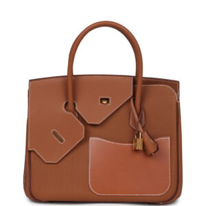 Hermès Birkin 30 En Desordre Gold Togo and Swift Gold Hardware