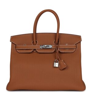 Hermès Birkin 35 Gold Togo Palladium Hardware