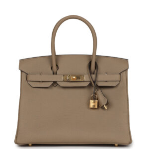 Hermès Birkin 30 Beige Marfa Togo Gold Hardware