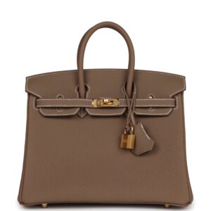 Hermès Birkin 25 Etoupe Togo Gold Hardware