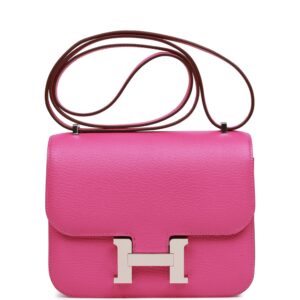 Hermès Constance 18 Magnolia Chevre Palladium Hardware