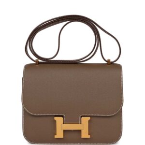 Hermès Constance 18 Etoupe Epsom Gold Hardware