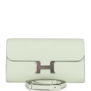 Hermès Constance Wallet To Go Vert Fizz Epsom Palladium Hardware