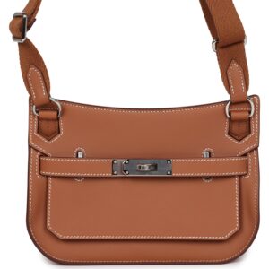 Hermès Mini Jypsiere Gold Swift Palladium Hardware