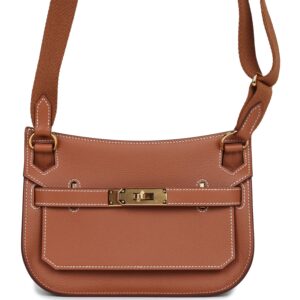 Hermès Jypsiere Mini Gold Evercolor Gold Hardware