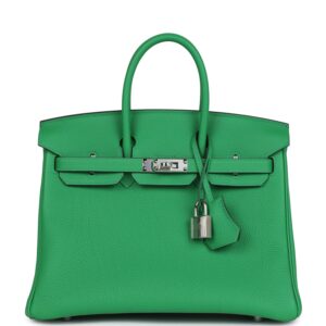 Hermès Birkin 25 Bambou Togo Palladium Hardware