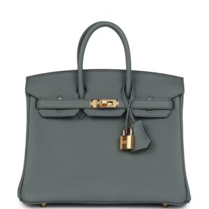 Hermès Birkin 25 Vert Amande Togo Gold Hardware