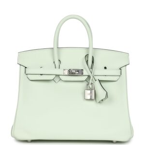 Hermès Birkin 25 Vert Fizz Swift Palladium Hardware