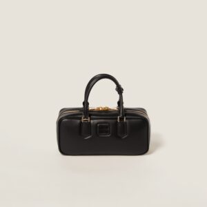 Large Arcadie leather bag