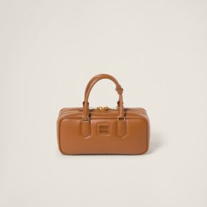 Large Arcadie leather bag