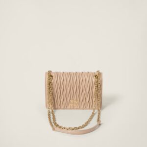 Matelassé nappa leather mini-bag