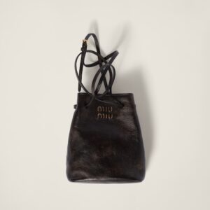Nappa leather pouch