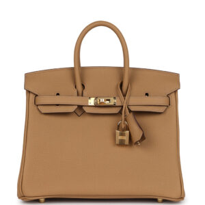 Hermès Birkin 25 Biscuit Togo Gold Hardware