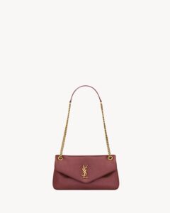 YSL CALYPSO Small in Plunged Lambskin