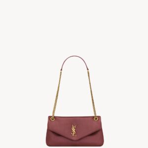 YSL CALYPSO Small in Plunged Lambskin