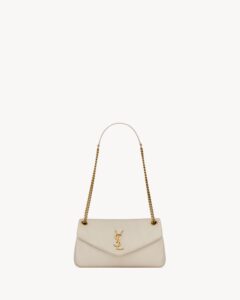 YSL CALYPSO Small in Plunged Lambskin