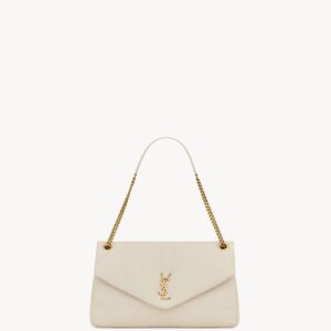 YSL Calypso Large in Grained Lambskin