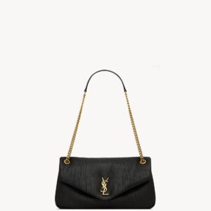 YSL CALYPSO Medium in Grained Lambskin