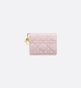 Mini Lady Dior Gardenia Wallet