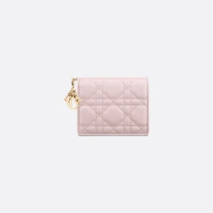 Mini Lady Dior Gardenia Wallet