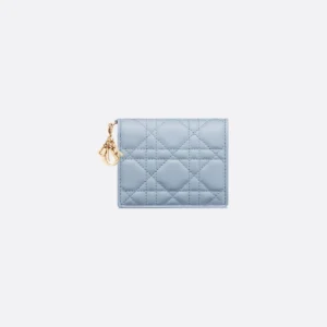 Mini Lady Dior Gardenia Wallet