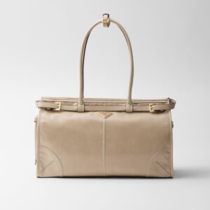 Prada Bonnie Large Leather Handbag