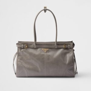 Prada Bonnie Large Leather Handbag