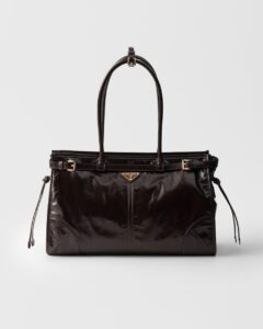 Prada Bonnie Large Leather Handbag